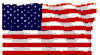 waving American flag